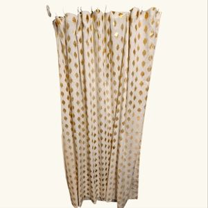 Fabric shower curtain